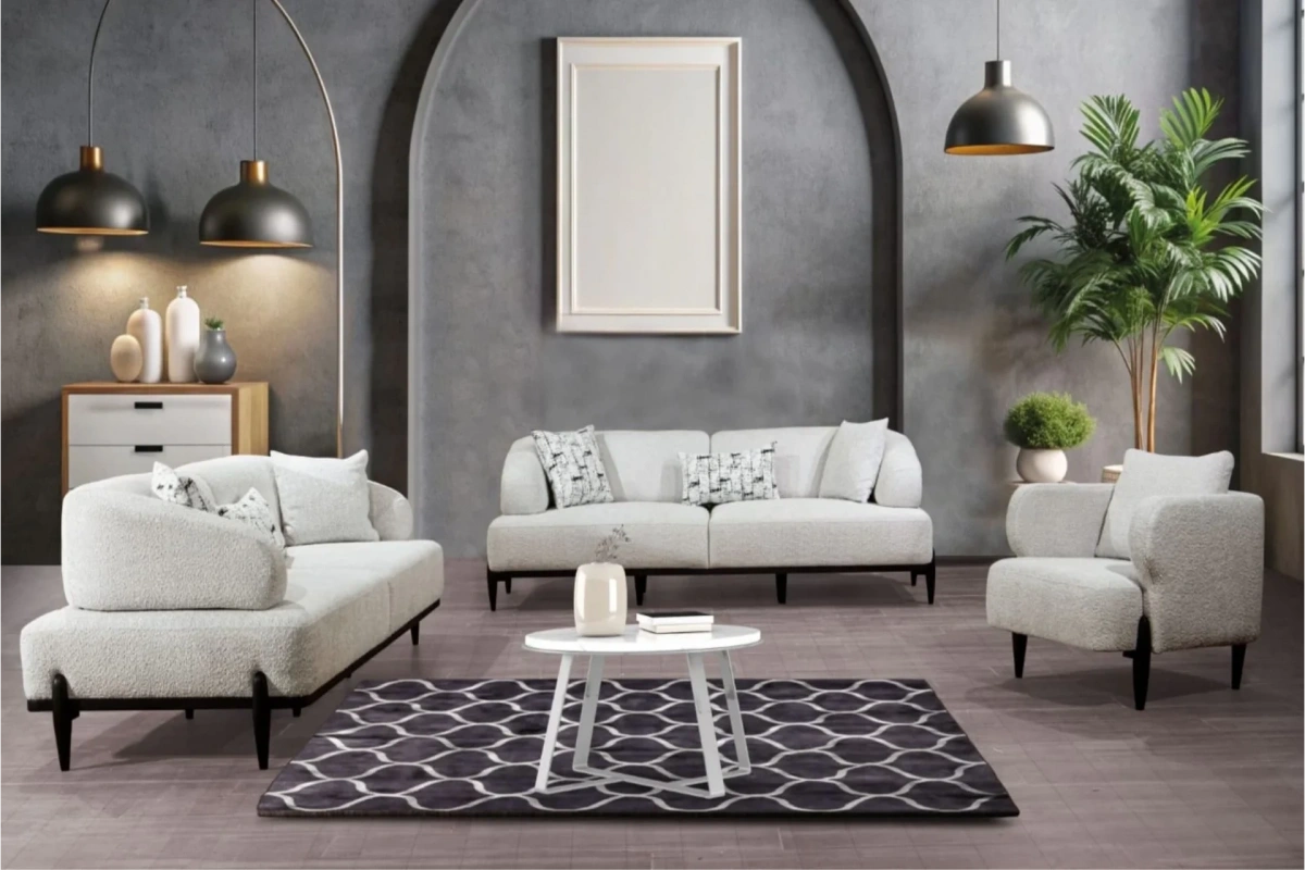 Zeren Koltuk Takımı (Siyah)