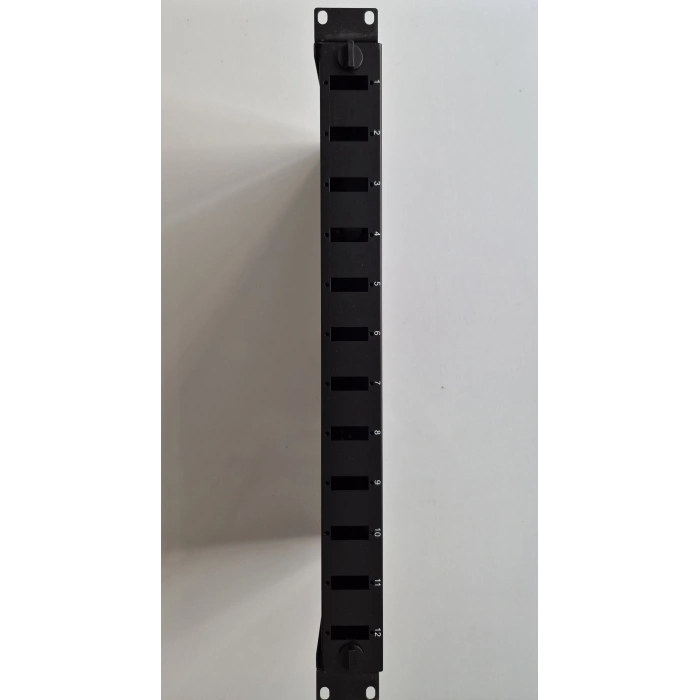 12 PORT SC-DX BOŞ KASETLİ FİBER PATCH PANEL
