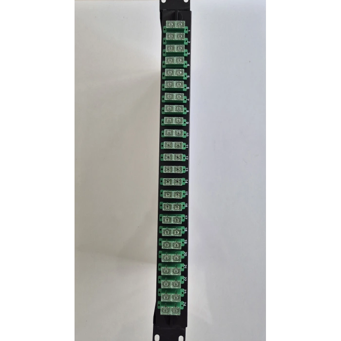 24 PORT FİBER OPTİK APC PATCH PANEL SET