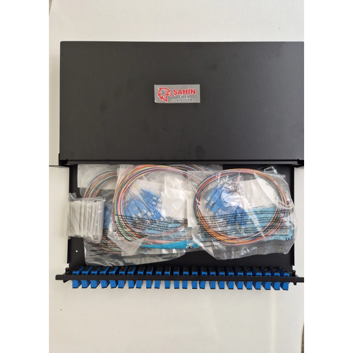 24 PORT FİBER OPTİK UPC PATCH PANEL SET