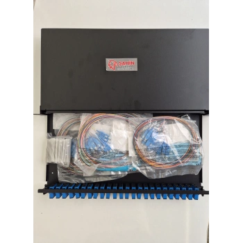 24 PORT FİBER OPTİK UPC PATCH PANEL SET