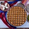1 Tablett 3 kg spezielles quadratisches Baklava
