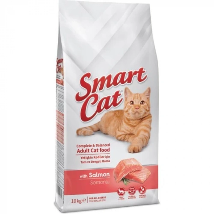 Smart Cat Somonlu Yetişkin Kedi Maması 10 kg