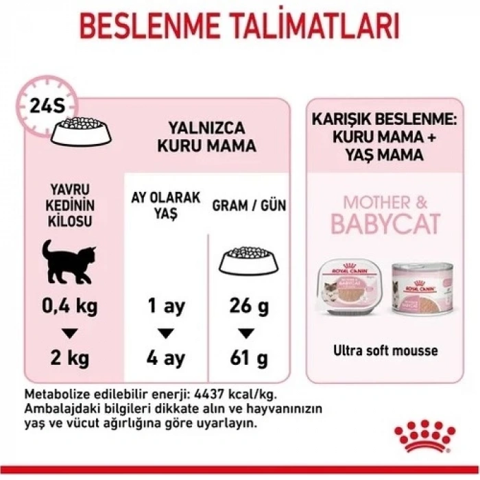 Royal Canin® Mother & Babycat Yavru Kedi Maması 4 Kg