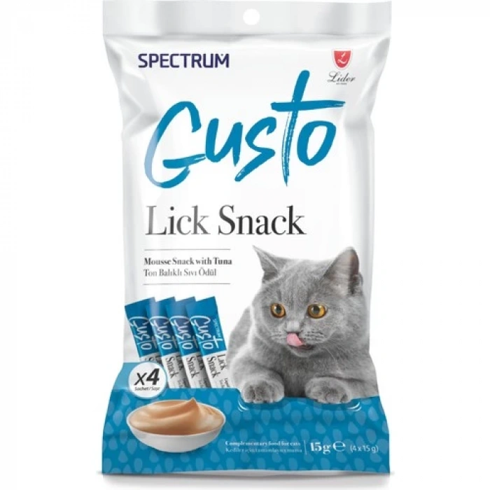 Spectrum gusto Ton Balıklı Sıvı Ödül Maması 15 gr 4 x 15 gr