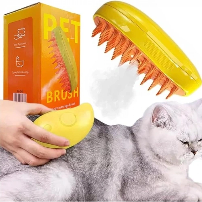Pet Brush Kedi Köpek Buharlı Tarak