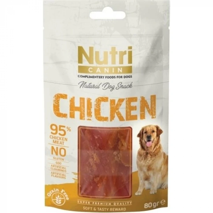 Nutri Canin Chicken Snack Köpek Ödülü 80 gr