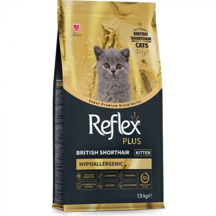 Reflex Plus British Shorthair Kitten Yavru Kedi Maması 1,5 kg