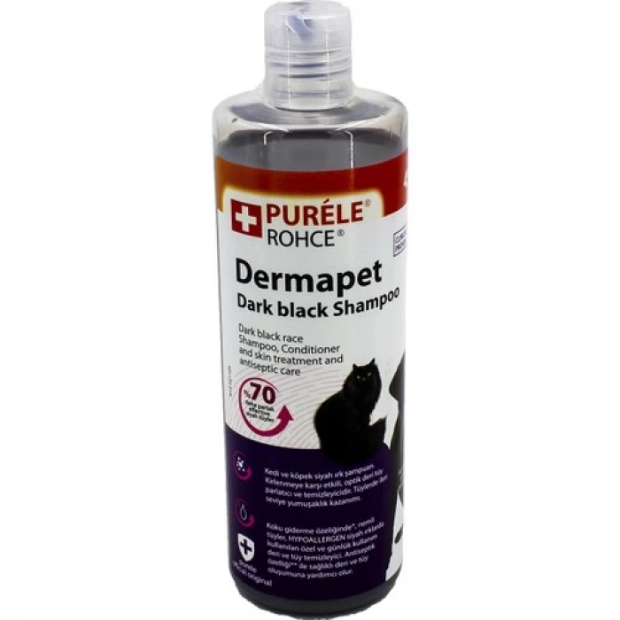 Purele Dermapet Siyah Kedi ve Köpek Şampuanı 450 ml