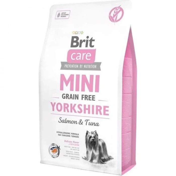 Brit Care Tahılsız Mini Yorkshire Somonlu Köpek Maması 2 kg