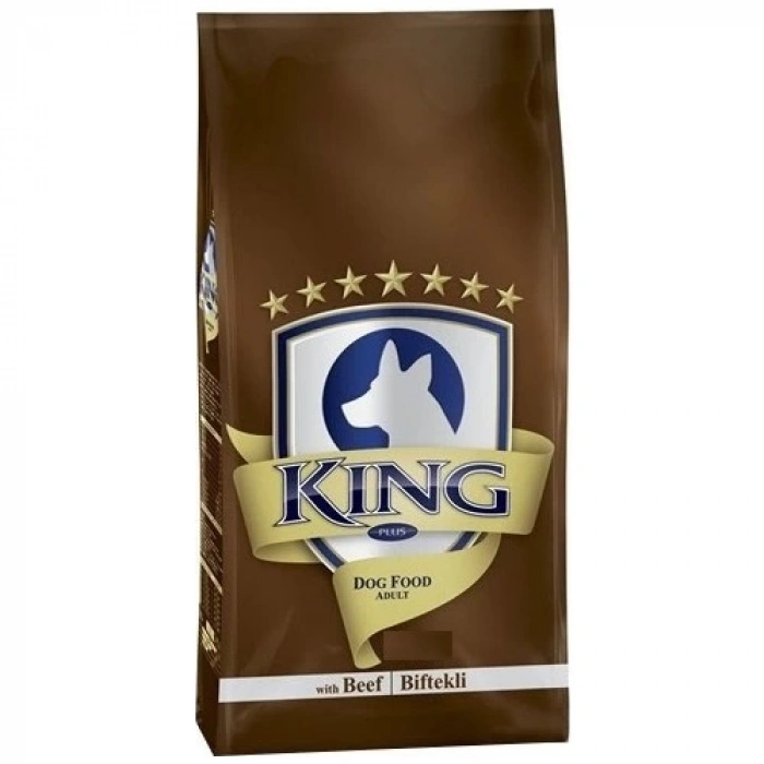 King Biftekli Pirinçli Yetişkin Köpek Maması 10 kg