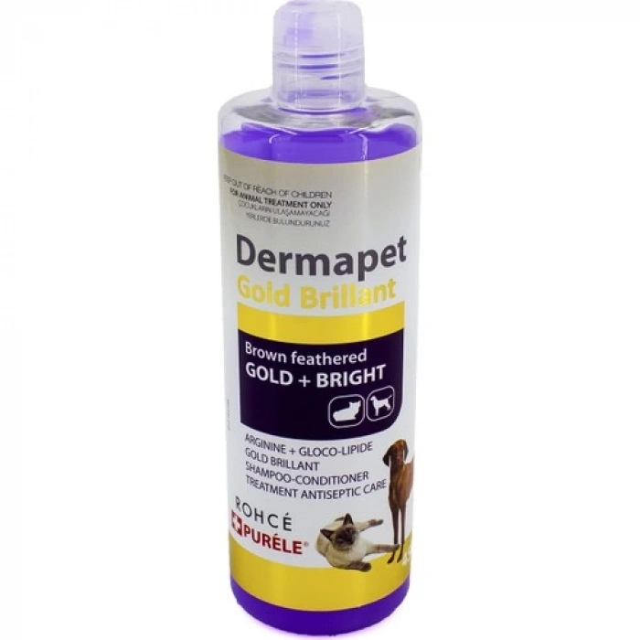 Purele Dermapet Kahverengi Kedi ve Köpek Şampuanı 450 ml