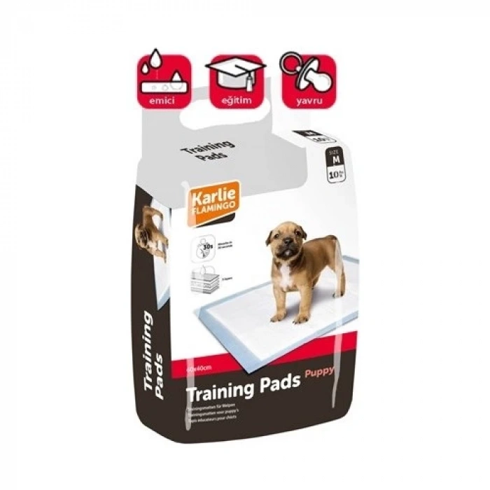 Karlie Yavru Köpek Çiş Pedi M 60X40 Cm 10Lu
