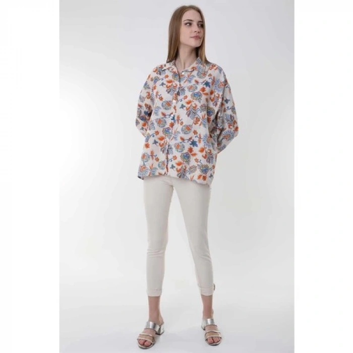 Mawa Desenli Gömlek