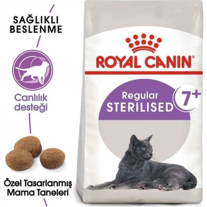Royal Canin Sterilised +7 Yaş Üzeri Kısırlaştırılmış Kedi Maması 1,5Kg