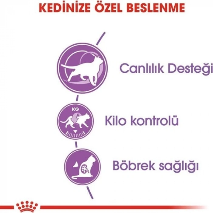 Royal Canin Sterilised +7 Yaş Üzeri Kısırlaştırılmış Kedi Maması 1,5Kg