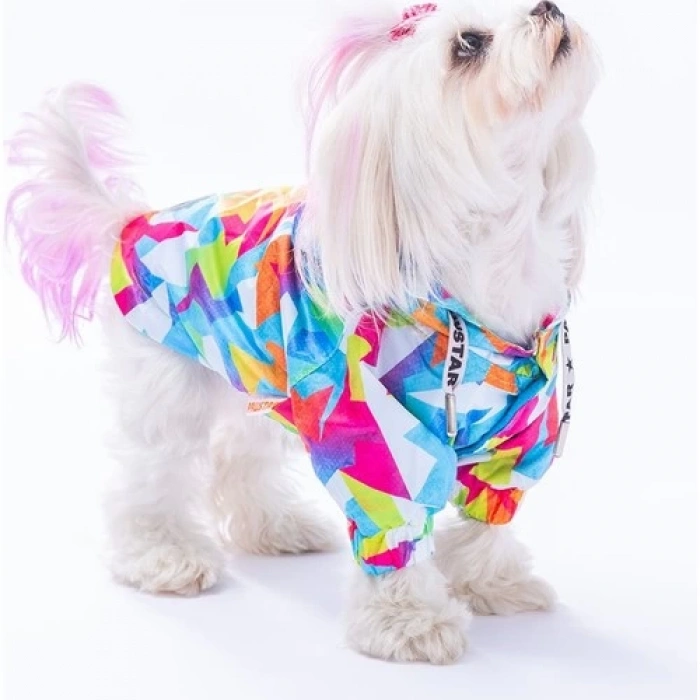 PawStar Mosaic Yağmurluk Küçük ve Orta Irk