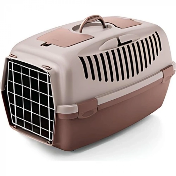 Stefanplast Gulliver 2 Metal Kapılı Pembe Kedi Köpek Taşıma Çantası