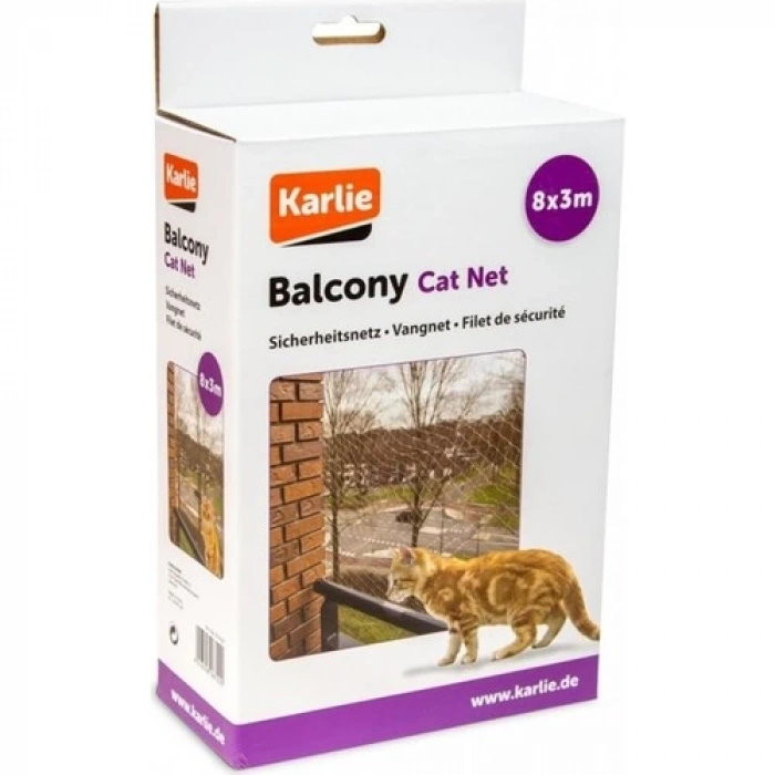 Karlie Kedi İçin Balkon Ağı 8m X 3m