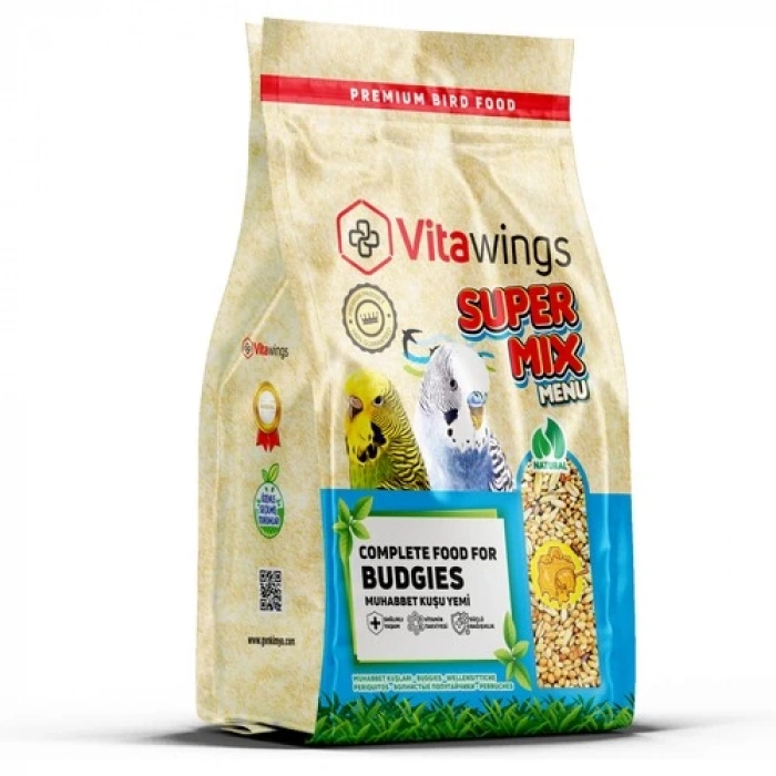 Vitawings Ballı Muhabbet Kuşu Yemi 800 gr VW303