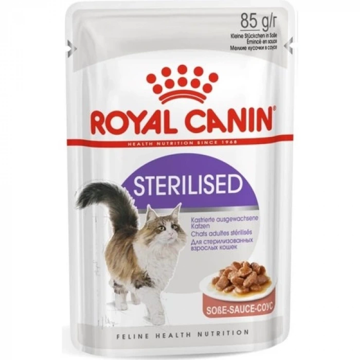 Royal Canin Sterilised Soslu Kısırlaştırılmış Kedi Konservesi 85 Gr