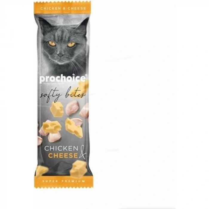 Pro Choice Prochoice Softy Bites Chicken & Cheese Kediler Için Yumuşak Atıştırmalık 10 gr