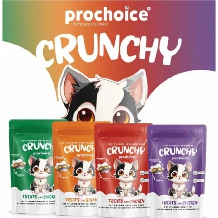 Prochoice Tüy Yumağı Önleyici Kedi Ödül Maması Yeşil