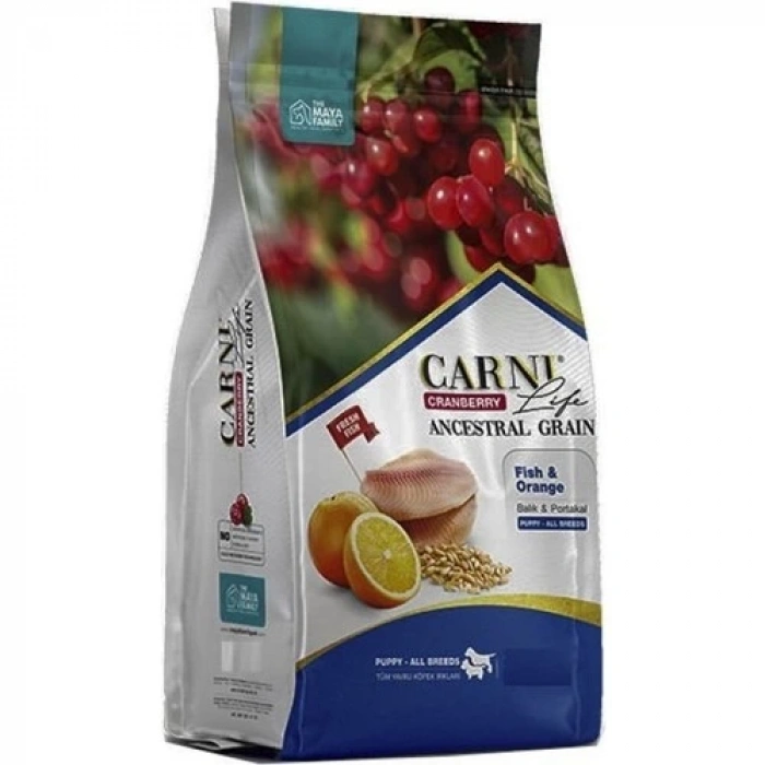 Carni Life Carni Dog Puppy Balık/portakal Köpek Maması 12 kg