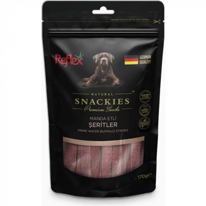 Reflex Snackies Manda Etli Şeritler 170 gr