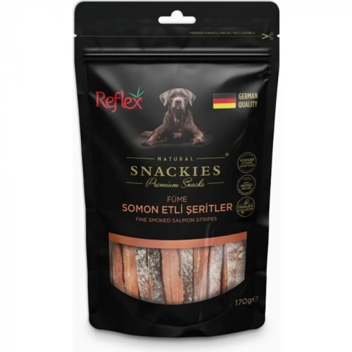 Reflex Snackies Füme Somon Etli Şeritler 170 gr