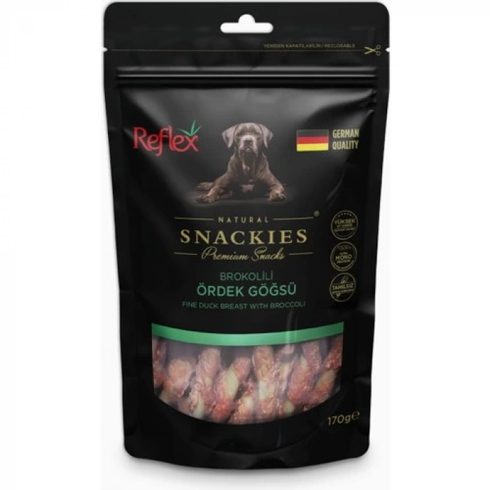 Reflex Snackies Brokolili Ördek Gögsü 170 gr