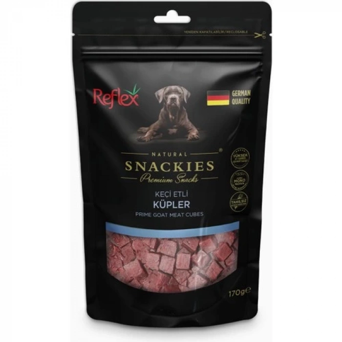 Reflex Snackies Keçi Etli Küpler 170 gr