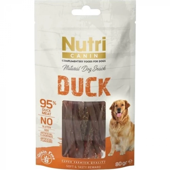 Nutri Canin Duck Snack Köpek Ödülü 80 gr
