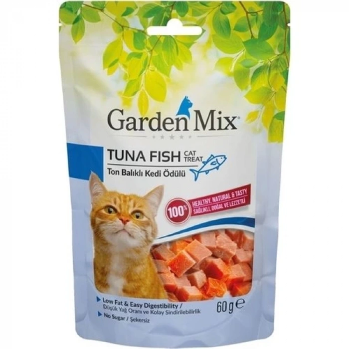 Garden Mix Ton Balıklı Kedi Ödülü 60 gr