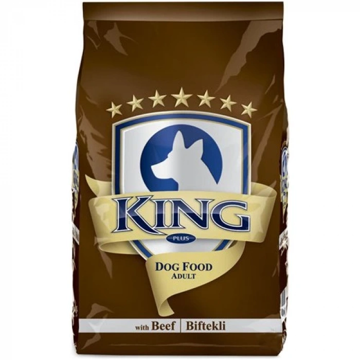 King Plus Beef Dog Biftekli Yetişkin Köpek Maması 3 Kg