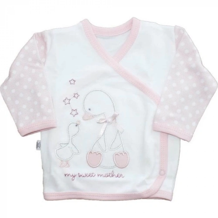 BiricikS Yıldızlı Ördekçik 10lu Kız Bebek Hastane Çıkışı Zıbın Seti