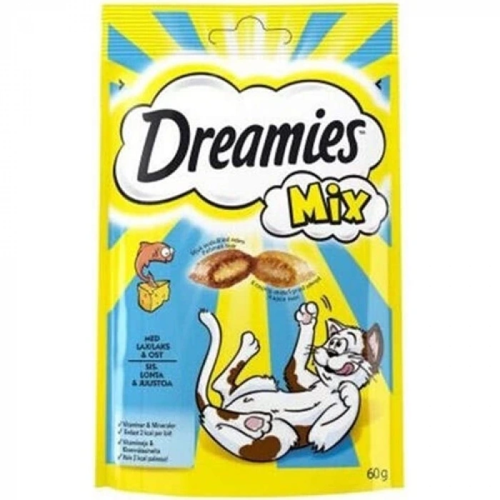 Dreamies Mix Balıklı Yavru ve Yetişkin Kedi Ödülü 60 Gr
