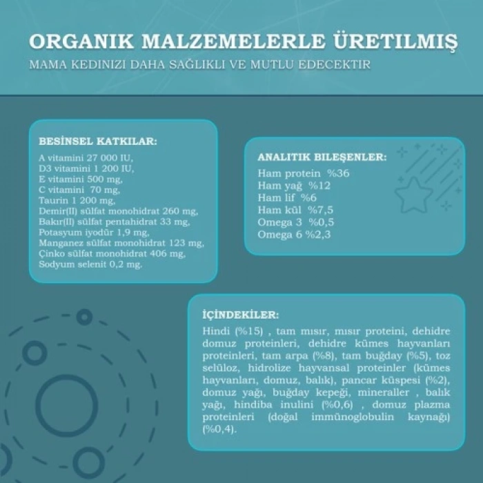 Advance Cat Hairball Hindili Tüy Yumağı Önleyici Kedi Maması 1,5 Kg