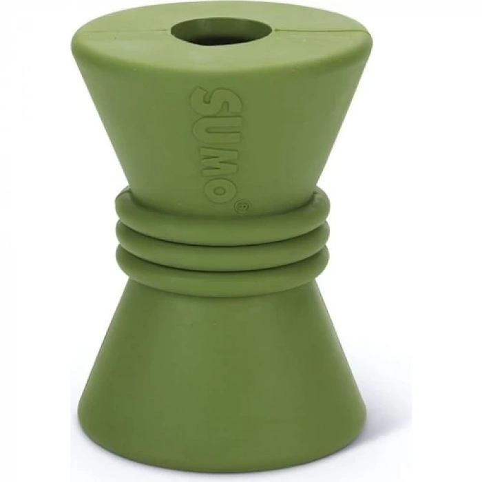 Beeztees Sumo Play Diabolo Dog Toy Rubber Green Köpek Oyuncağı