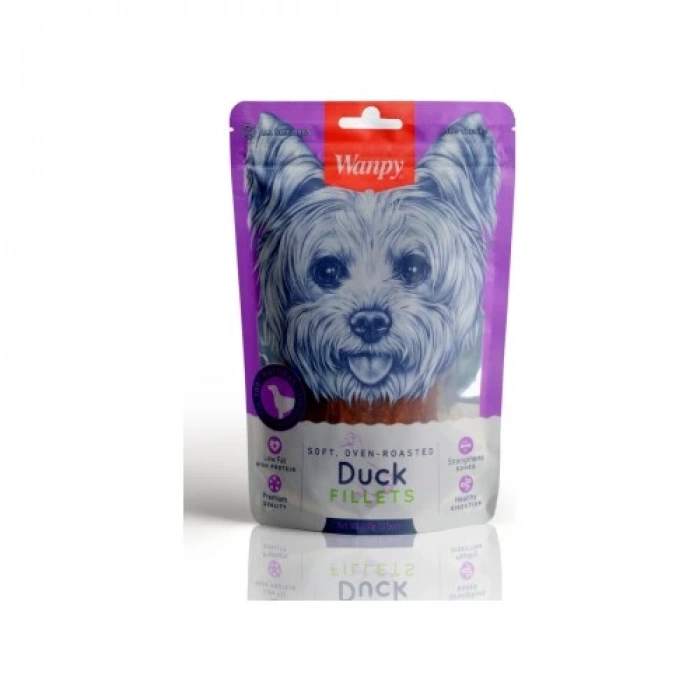Wanpy Gerçek Ördek Fileto Köpek Ödülü 100gr