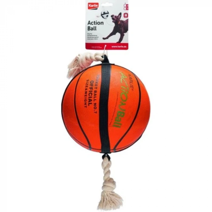 Karlie Action Ball Basket Ball Köpekler Için Interaktif Oyun Topu