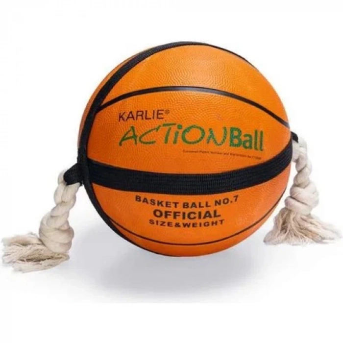 Karlie Action Ball Basket Ball Köpekler Için Interaktif Oyun Topu