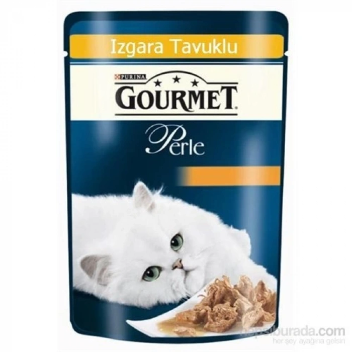 Purina Gourmet Perle Izgara Tavuklu Konserve Yaş Kedi Maması 85 Gr (1 adet)