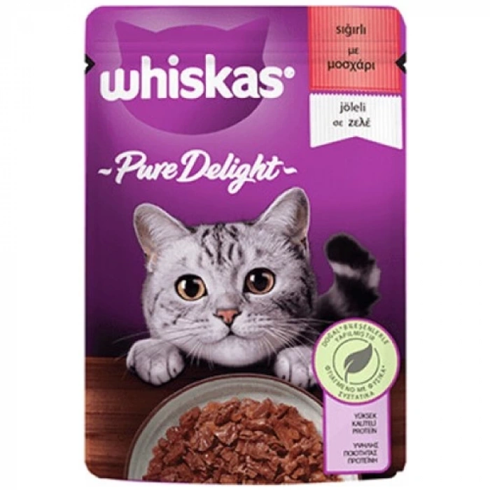 Whiskas Güveç Sığırlı Poşet Mama 85 gr