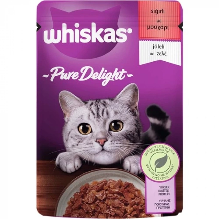 Whiskas Güveç Sığırlı Poşet Mama 85 gr