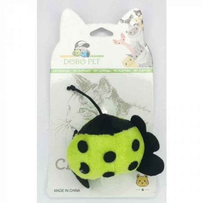 Cnc Pet Dobo Pet Çek Bırak Kurmalı Titreşimli Uğur Böceği Kedi Oyuncağı