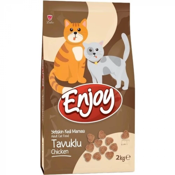 Enjoy Tavuklu Yetişkin Kedi Maması 2 kg
