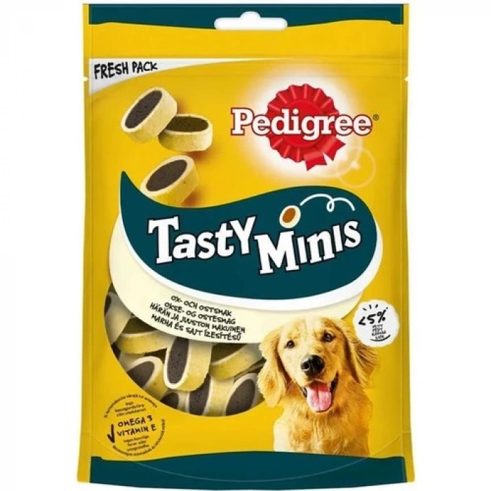 Pedigree Tasty Minis Sığır Etli ve Peynirli Köpek Ödül Maması 140gr