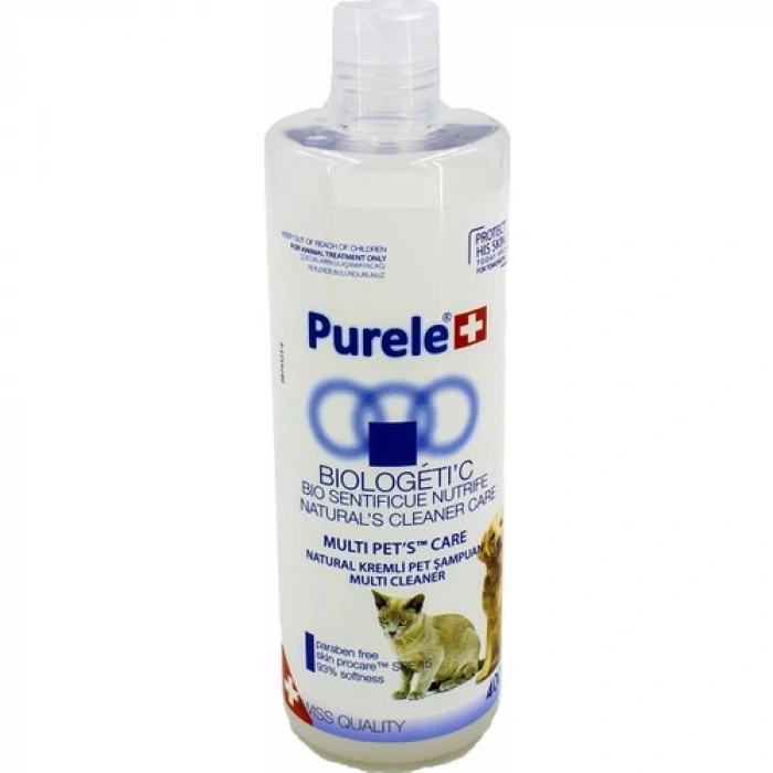 Purele Biologetic  Kremli Kedi ve Köpek Şampuanı 400 ml