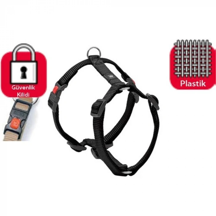 Karlie Kilitli Göğüs Tasması L 65-100Cm Siyah